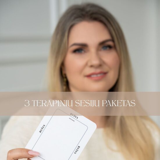 3 SESIJŲ PAKETAS